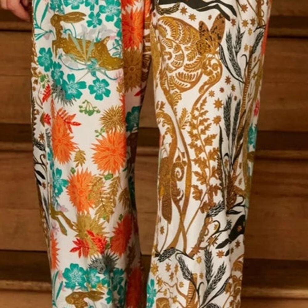 Anthropologie flannel sleep trousers size M - Picture 3 of 11